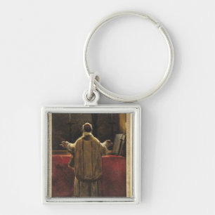 Priest at the Altar Keychain