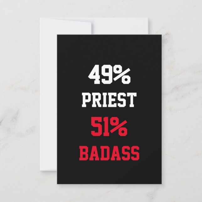 Priest Badass Card (Front)