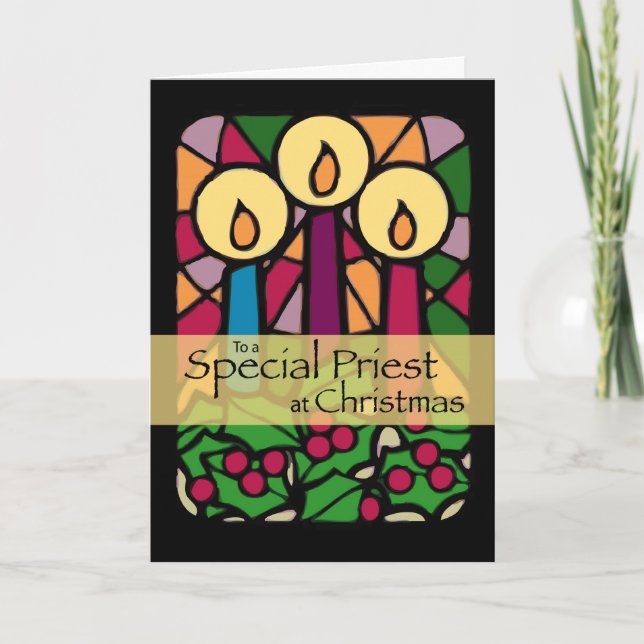 Priest Christmas Card (Front)
