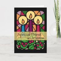 Priest Christmas Card