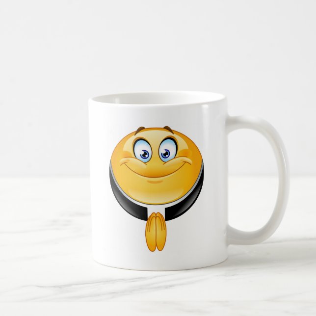 priest emoji coffee mug (Right)