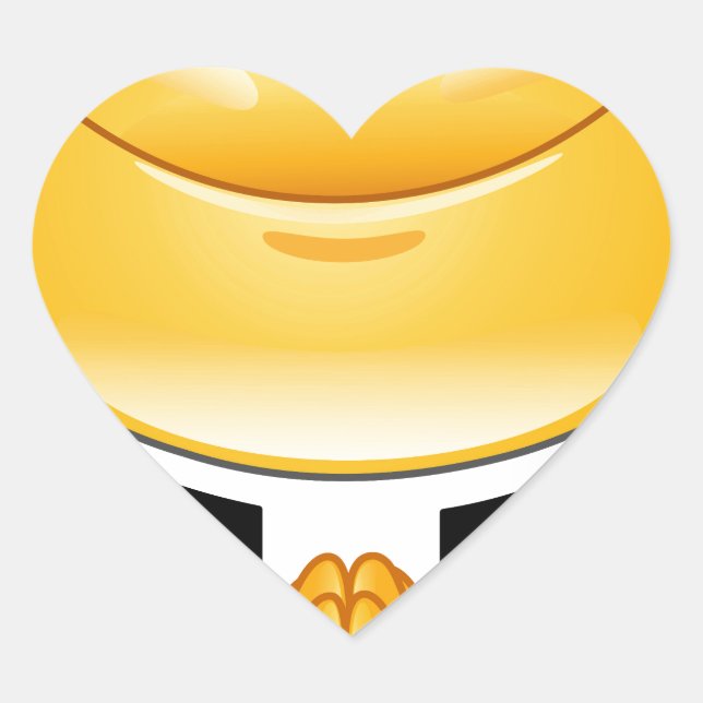 priest emoji heart sticker (Front)