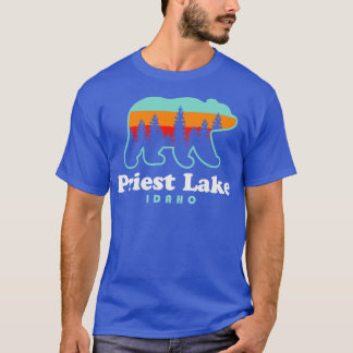 Priest Lake Idaho Camping Bear Spokane Washington T-Shirt