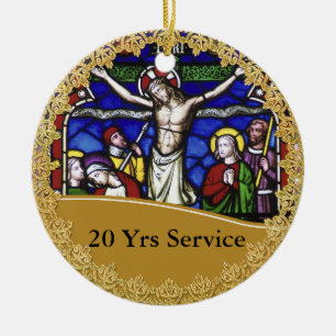 Priest Ordination 20th Anniversary Commemorative Ceramic Ornament