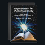 Priest Ordination Anniversary - ANY YEARS Ordained Invitation<br><div class="desc">Elegant Modern Event Stationery that can be used for any occasion. Edit the text to suit your needs.
___________________________________________________________________________
For assistance,  matching items or custom design FOLLOW this store and CONTACT Leah via the tab below.</div>