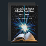 Priest Ordination Anniversary - ANY YEARS Ordained Invitation<br><div class="desc">Elegant Modern Event Stationery that can be used for any occasion. Edit the text to suit your needs.
___________________________________________________________________________
For assistance,  matching items or custom design FOLLOW this store and CONTACT Leah via the tab below.</div>