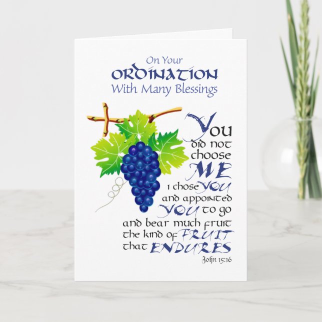 Priest Ordination Card (Front)