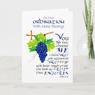 Priest Ordination Card