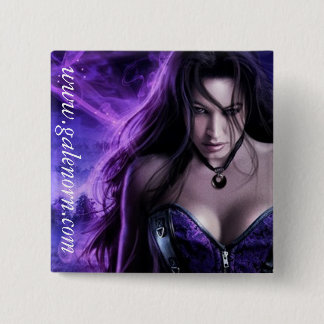 Priestess Dreaming Square Pin Badge