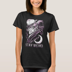 Priestess Witch Tarot Occult Club Goblincore Weird T-Shirt