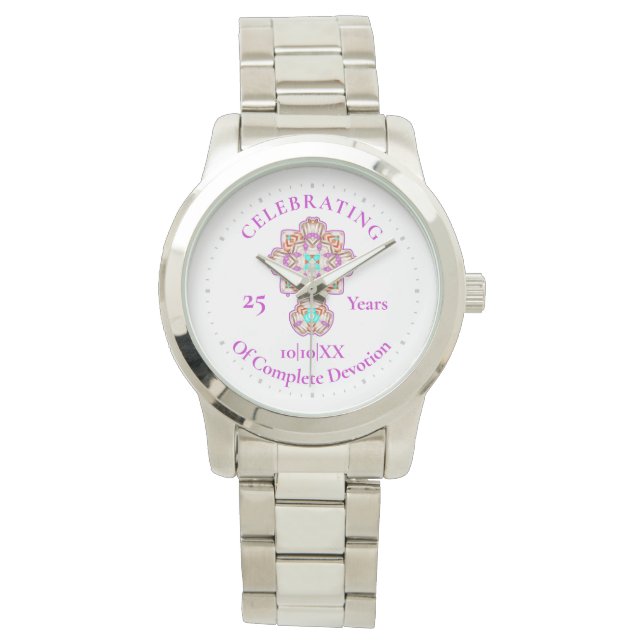 Priests 25th Ordination Anniversary Gift   Watch (Front)