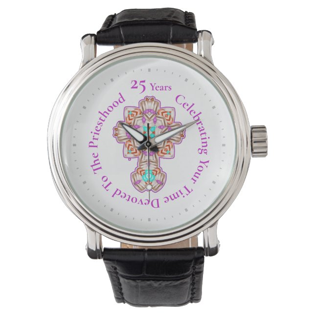 Priests 25th Ordination Anniversary Gift Watch (Front)