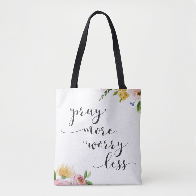 Priez plus de sac fourre-tout moins floral à (Devant)