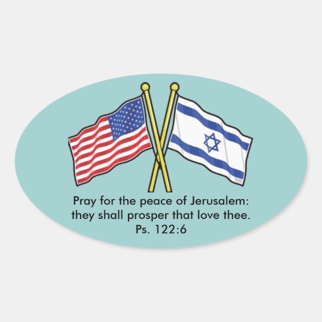 Priez Pour La Paix Des Stickers De Jérusalem (Devant)