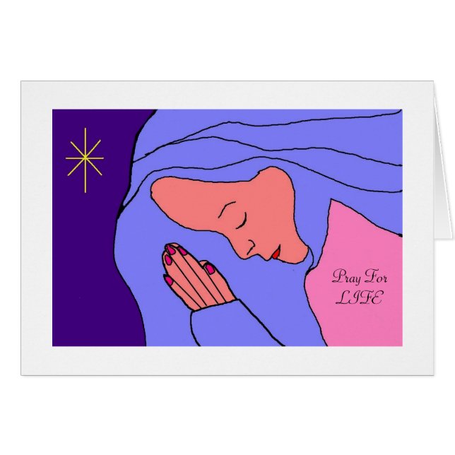 Priez pour la vie (Devant Horizontal)