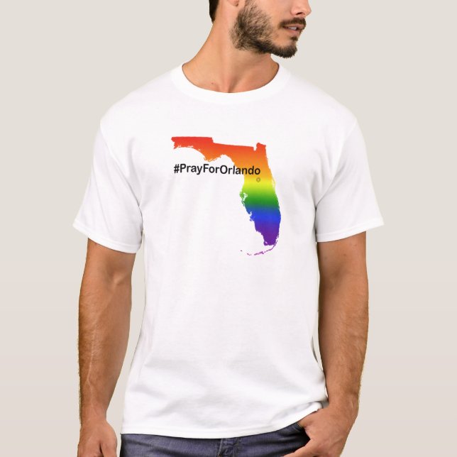 Priez pour le T-shirt d'Orlando (Devant)