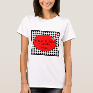 Priez pour le t-shirt Peace of Jerusalem