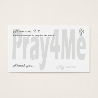 Priez pour moi carte de souvenir