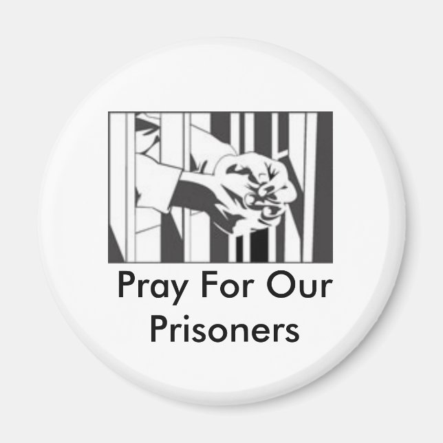 Priez pour notre aimant pour prisonnier (Devant)
