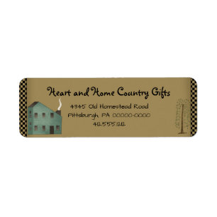 Prim Country Saltbox House Cochée Adresse de retou
