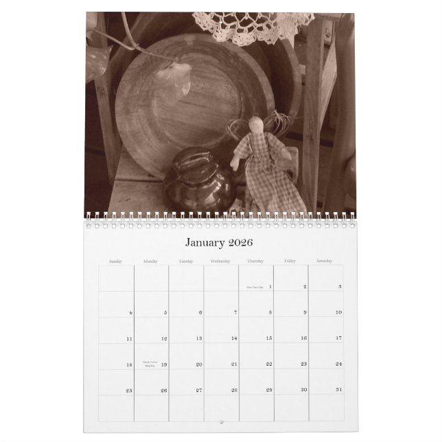 Prim le calendrier de mélange (Jan 2026)