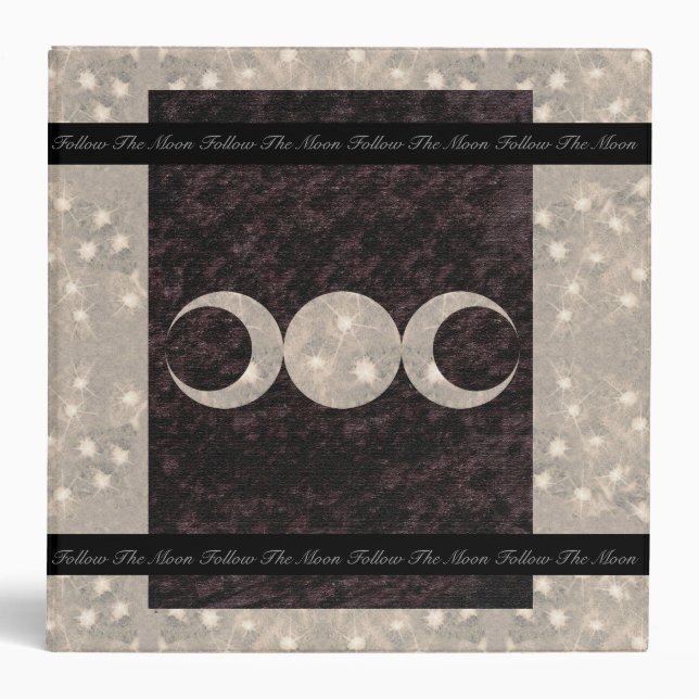 Prim Moon Design Book of Shadows Lg. Binder (Front)