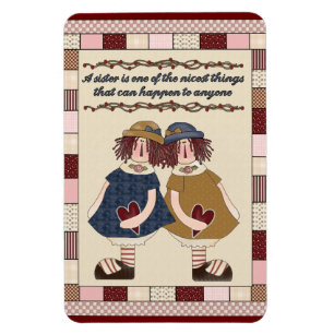 Prim Sisters magnetic magnet