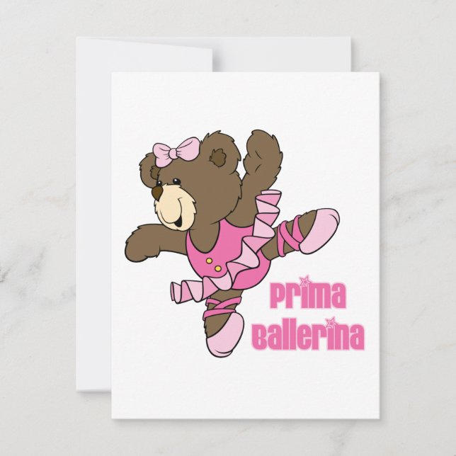 Prima Ballerina Bear Dark (Front)