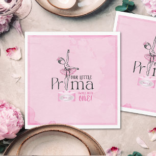 Prima Ballerina Birthday Napkin
