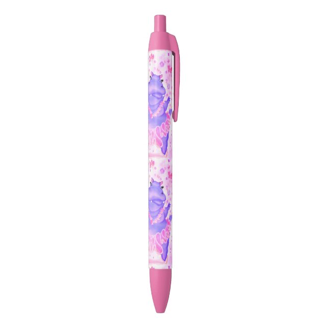 Prima Ballerina Hippo Funny Pen Happy Dancer (Bottom (Vertical))