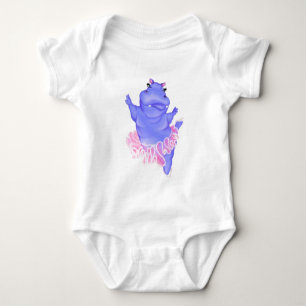 Prima Ballerina Hippo - Happy Dancer - Baby Bodysuit