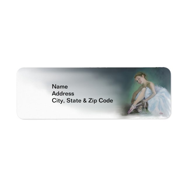 Prima Ballerina Return Address Labels (Front)