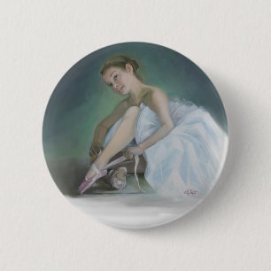 Prima Ballerina Round Button
