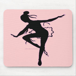 Prima Ballerina Silhouette Mousepad