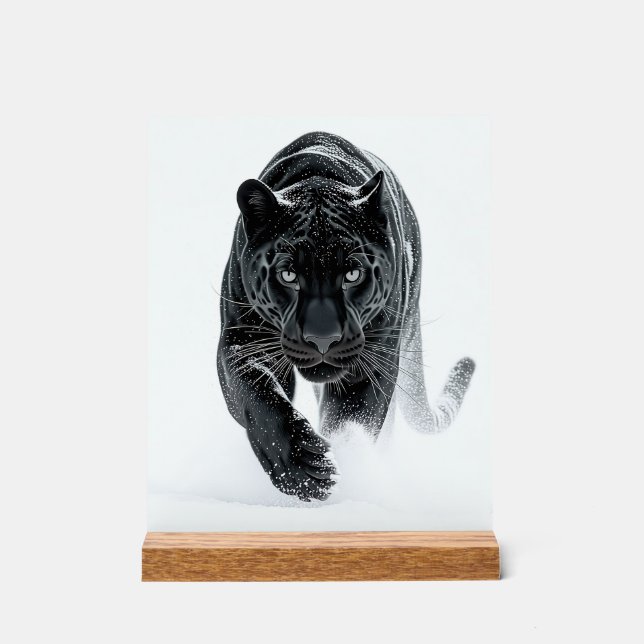     Primal Power 002 – black panther Acrylic Sign (Front)