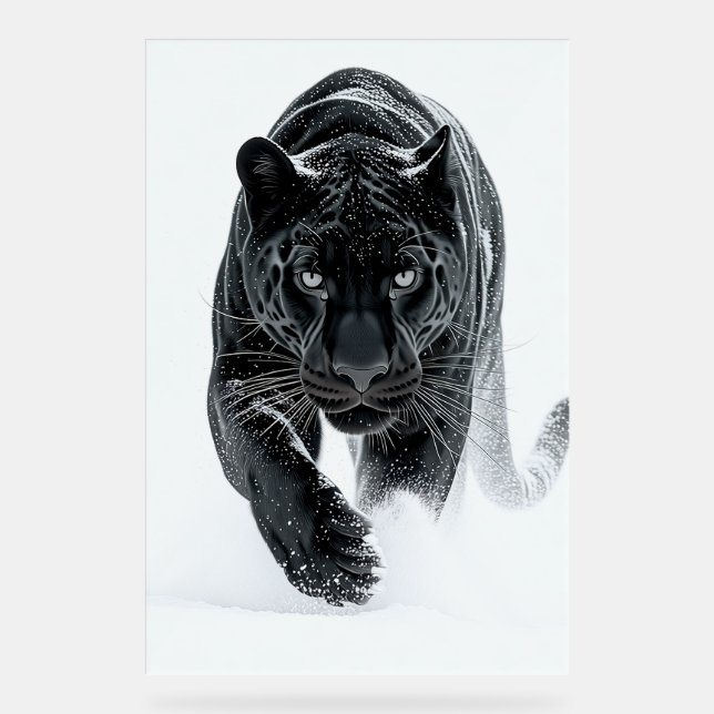     Primal Power 002 – black panther Acrylic Sign (Front)
