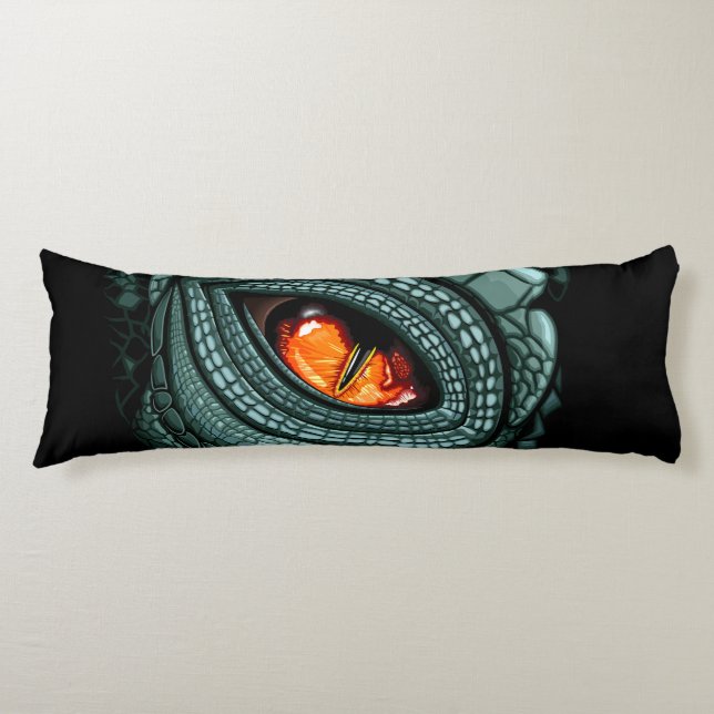 Primal Reptile Predator Eye Body Pillow (Front)