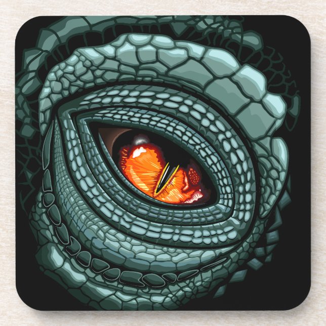 Primal Reptile Predator Eye Coaster (Front)