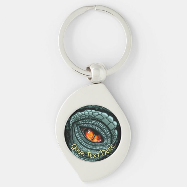 Primal Reptile Predator Eye Keychain (Front)