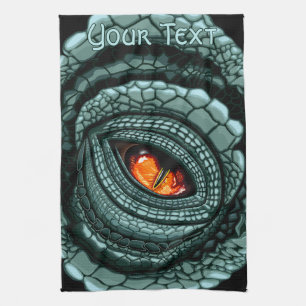Primal Reptile Predator Eye Kitchen Towel