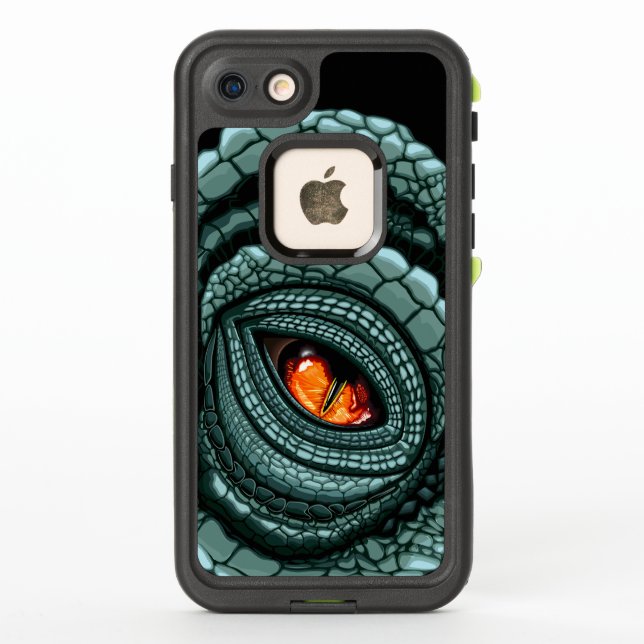 Primal Reptile Predator Eye LifeProof iPhone Case (Back)