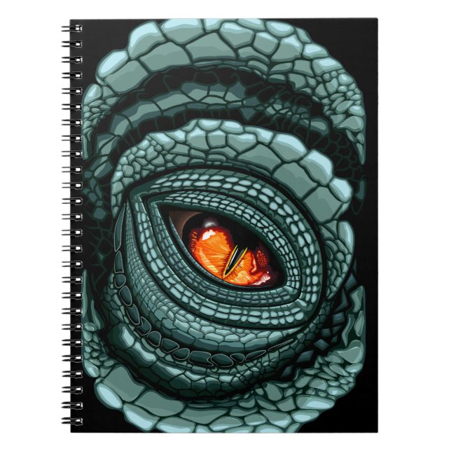 Primal Reptile Predator Eye Notebook (Front)
