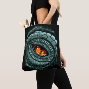 Primal Reptile Predator Eye Tote Bag