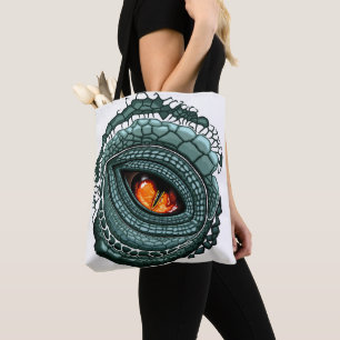 Primal Reptile Predator Eye Tote Bag