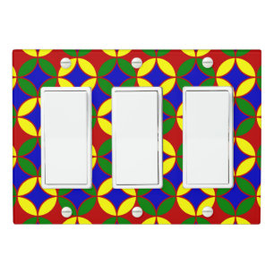 Primary Circles-09-TRIPLE ROCKER SWITCH COVER