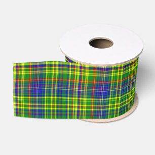 Primary Colors PLAID 12-Grosgrain Ribbon Grosgrain Ribbon