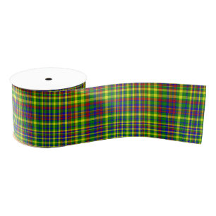 Primary Colours PLAID 11-Grosgrain Ribbon Grosgrain Ribbon