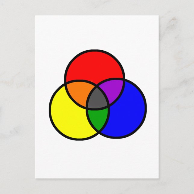 Primary Colours Postcard (Front)