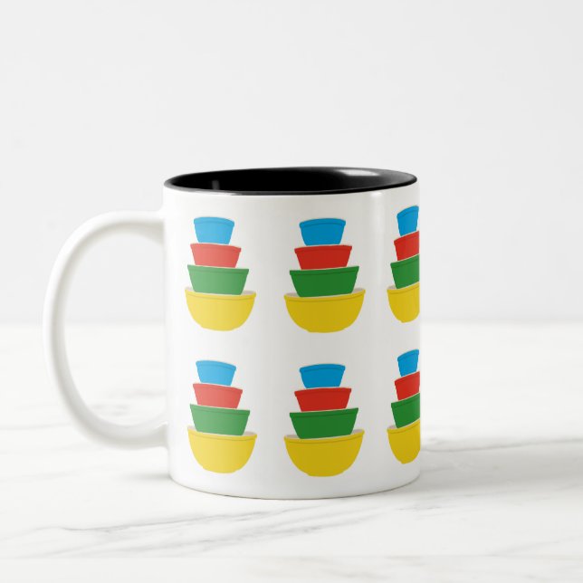 Primary Colours Pyrex Coffee Mug (Left)