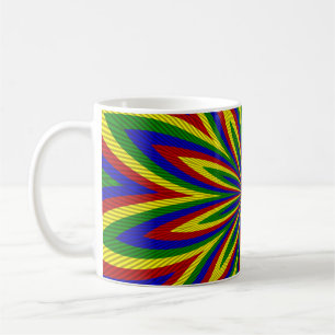 Primary Colours Rolled Flower 2 Coffee Mug